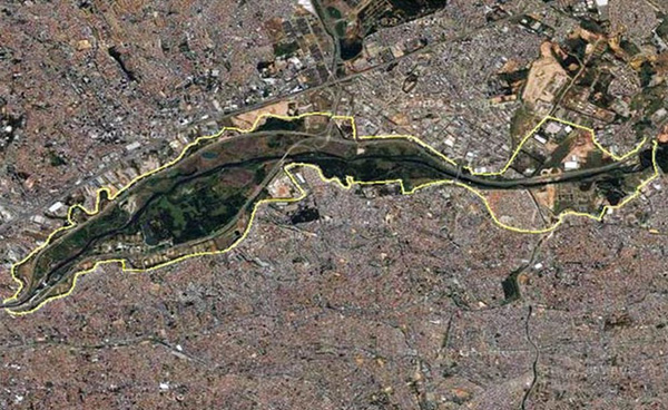 Mapa Parque Ecológico do Tietê